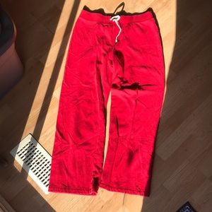 Lands’ end red sweatpants size medium